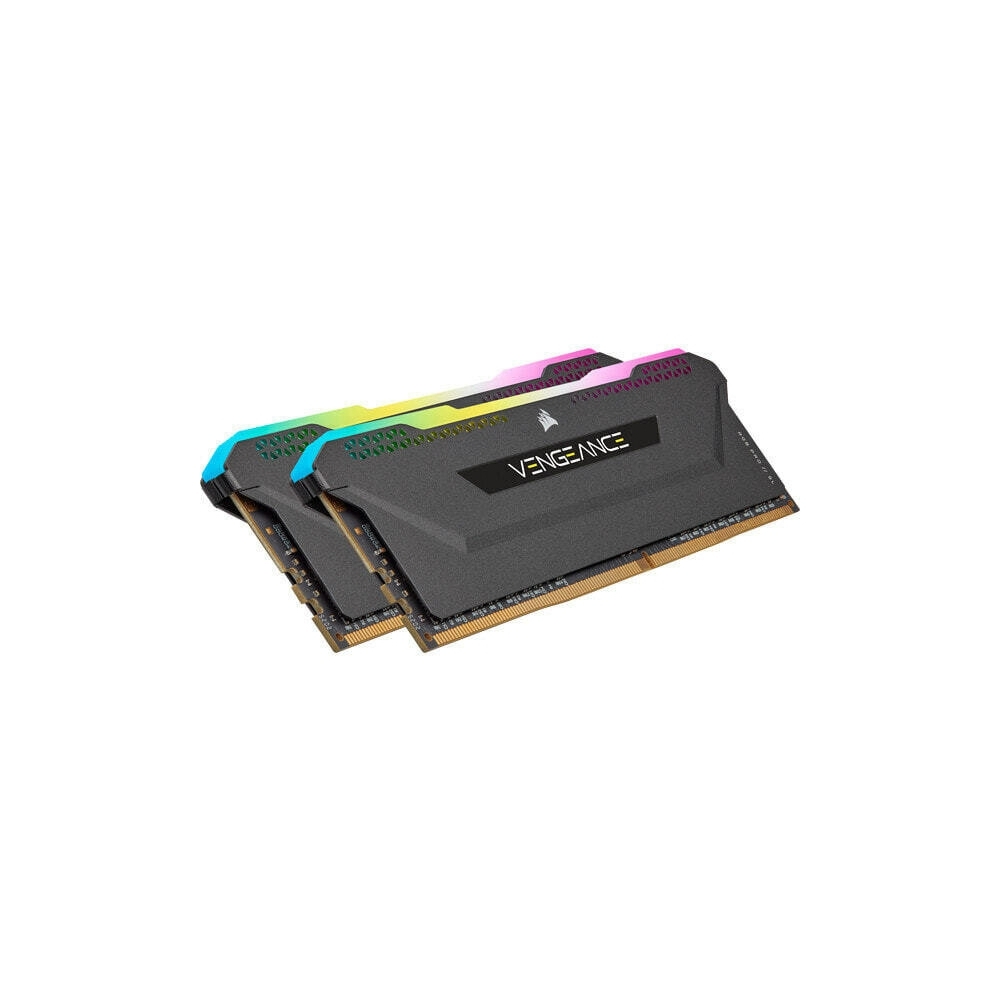Оперативная память 16 Gb 3600 MHz Corsair VENGEANCE RGB Pro SL Black (CMH16GX4M2D3600C18)
