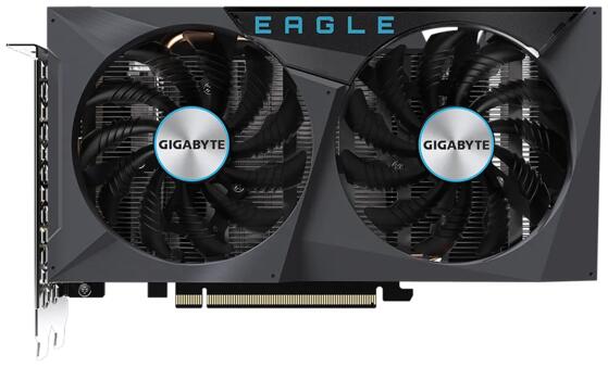 Видеокарта Gigabyte (GV-N3050EAGLE OC-8GD) GeForce RTX 3050 8GB EAGLE OC