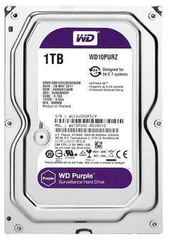 Жесткий диск Western Digital 1000 Gb Purple WD10PURZ