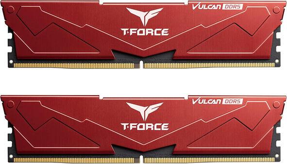 Оперативная память 32 Gb 6000 MHz Team Group T-FORCE VULCAN Red (FLRD532G6000HC38ADC01)