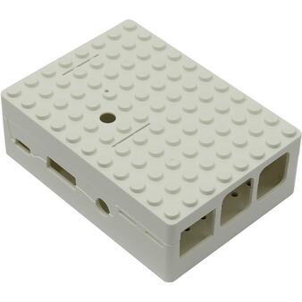Корпус для микрокомпьютера ACD White ABS Plastic Building Block case for Raspberry Pi 3 B/B+ RA181